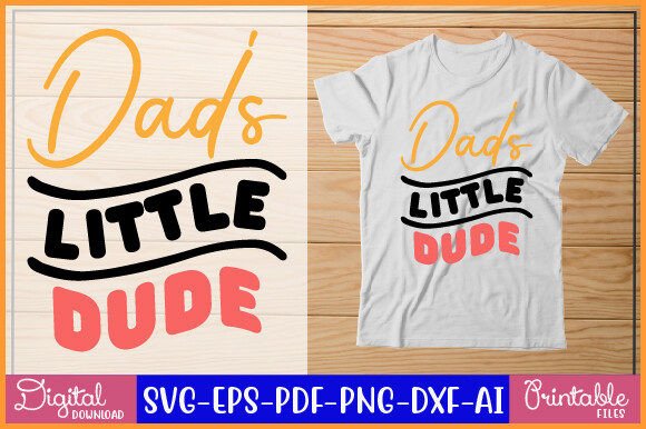 Dad s Little Dude Groovy Retro SVG PNG Review