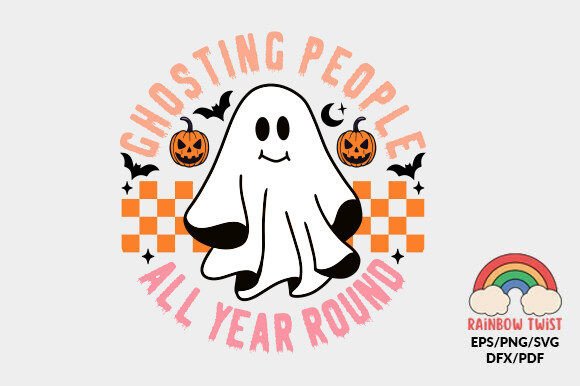 Ghosting People All Year Round Retro SVG Review