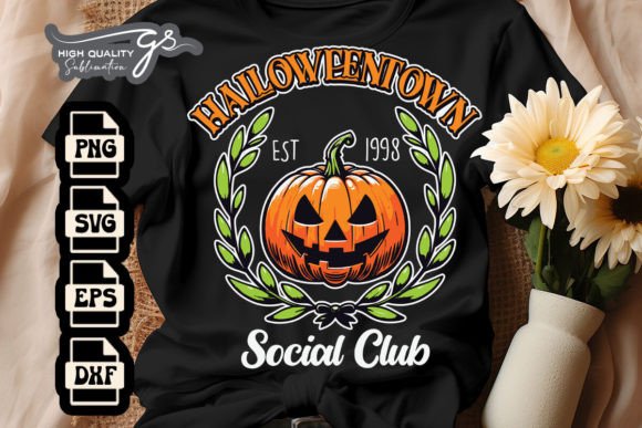 Halloweentown Social Club Retro SVG Review