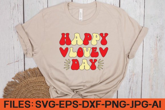Happy Love Day Retro SVG Design Review