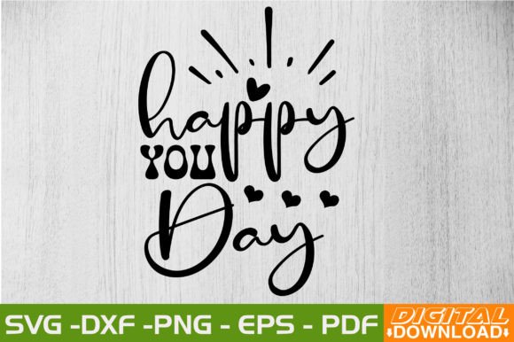 Happy You Day Retro SVG Review