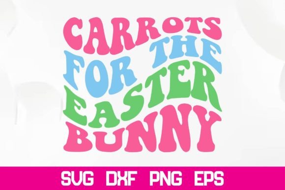 Retro Carrot SVG for Easter Embroidery