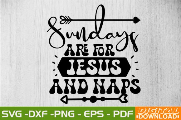 Sundays Are for Jesus and Naps Retro SVG Review